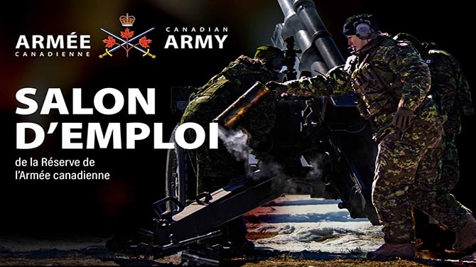 SALON DE L’EMPLOI de la Réserve l’Armée canadienne 2024
