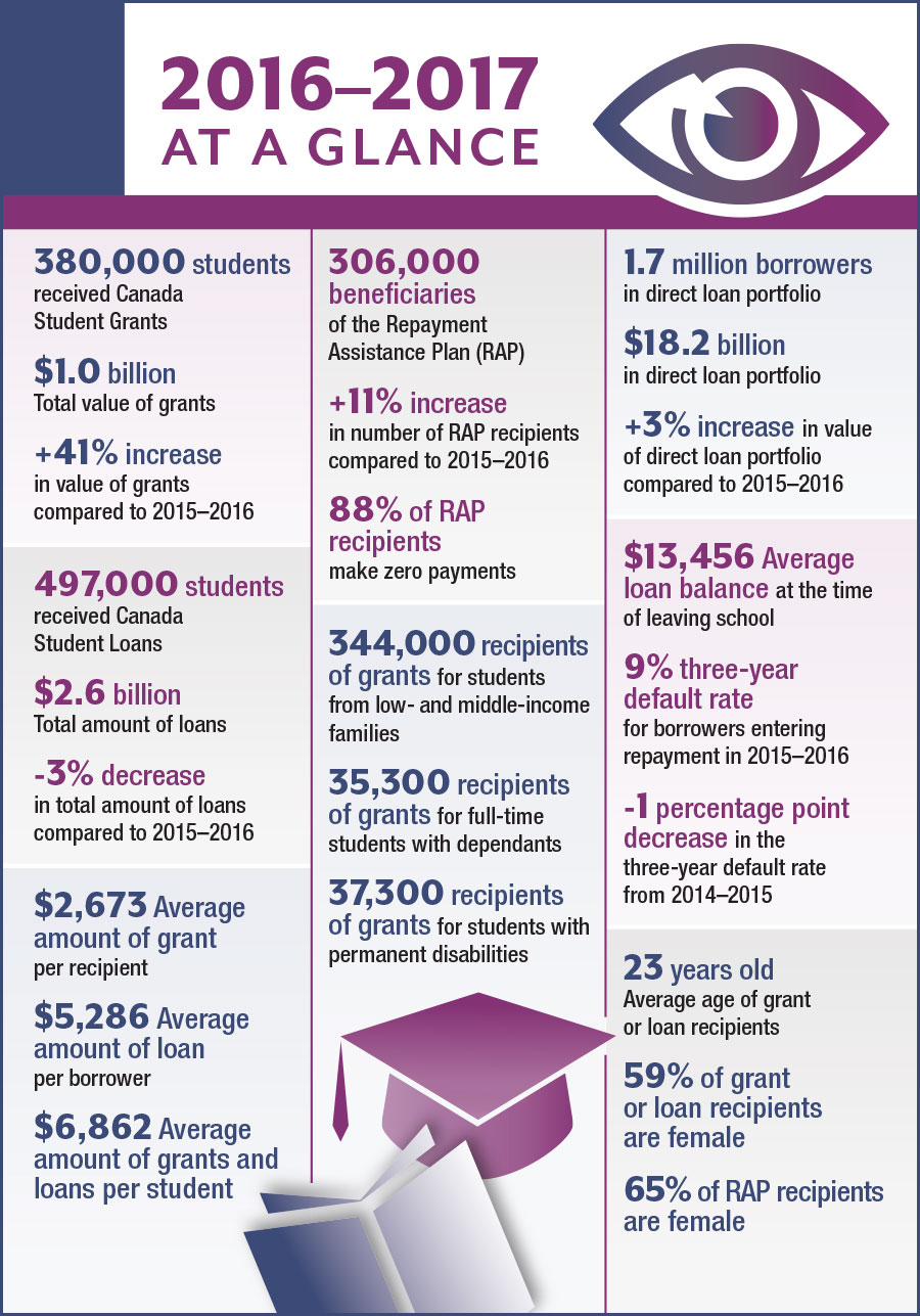 Canada Student Loans Program Statistical Review 2016 To 2017 Canada ca