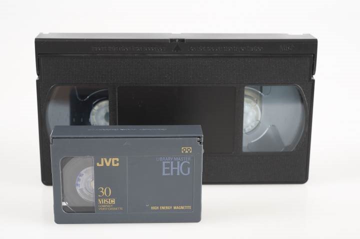 What is a compact video home system (VHS-C) cassette tape?