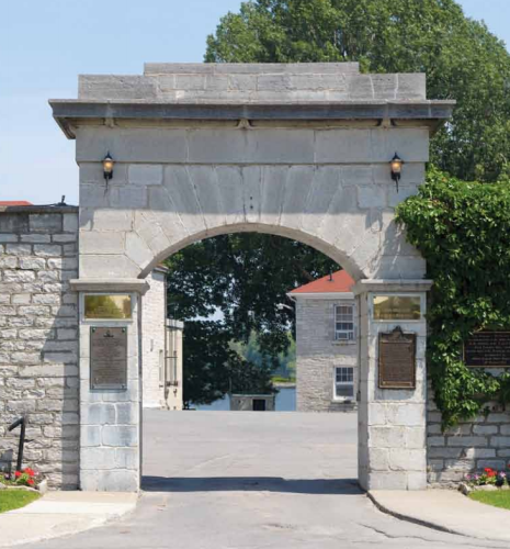 Front gate to Fort Frontenac, Kingston, Ontario