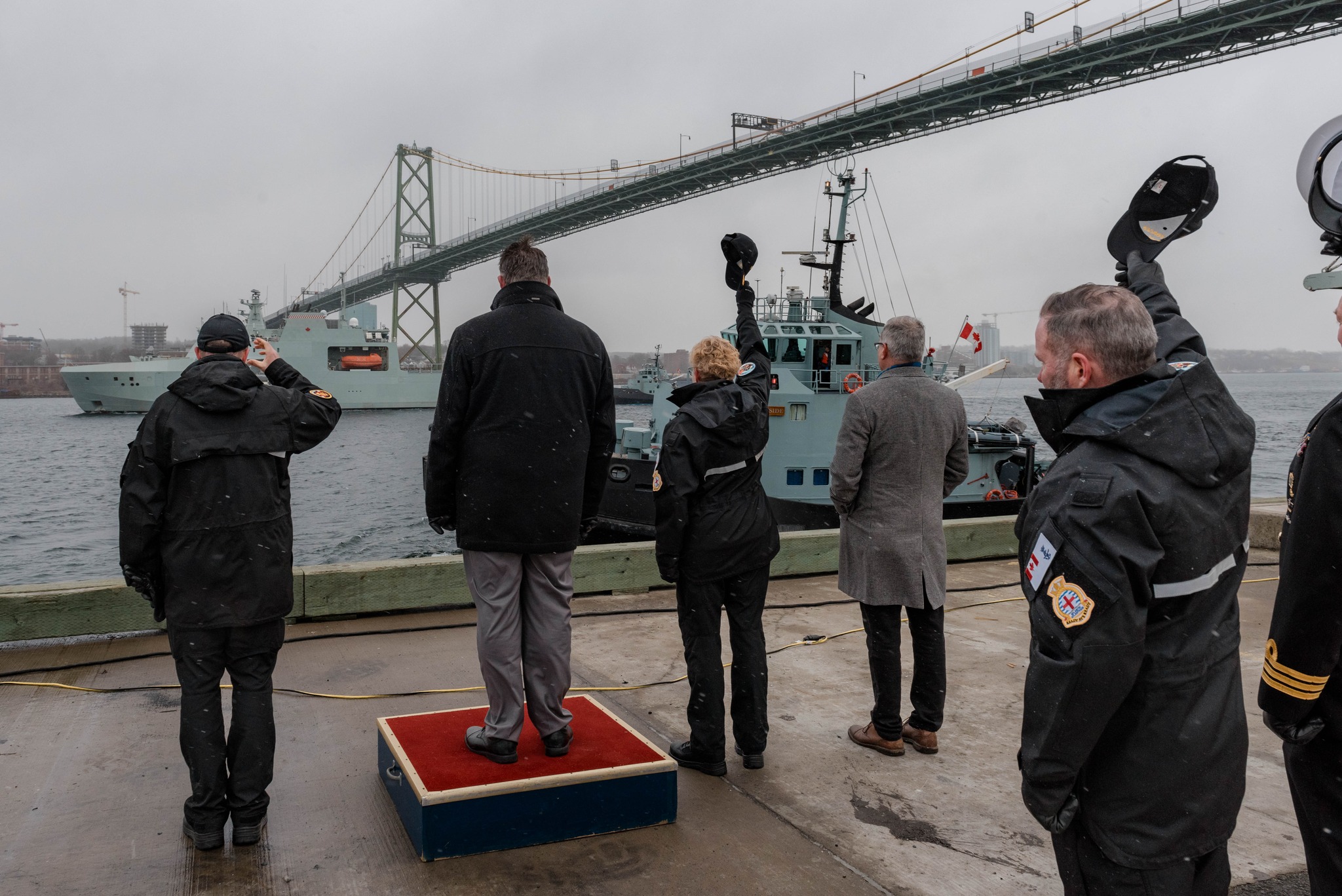 HMCS Margaret Brooke departs for Op PROJECTION - Canada.ca