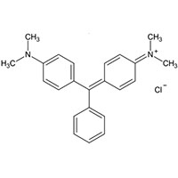 [Cl-].CN(C)c1ccc(C(c2ccccc2)=C2C=CC(=[N+](C)C)C=C2)cc1 