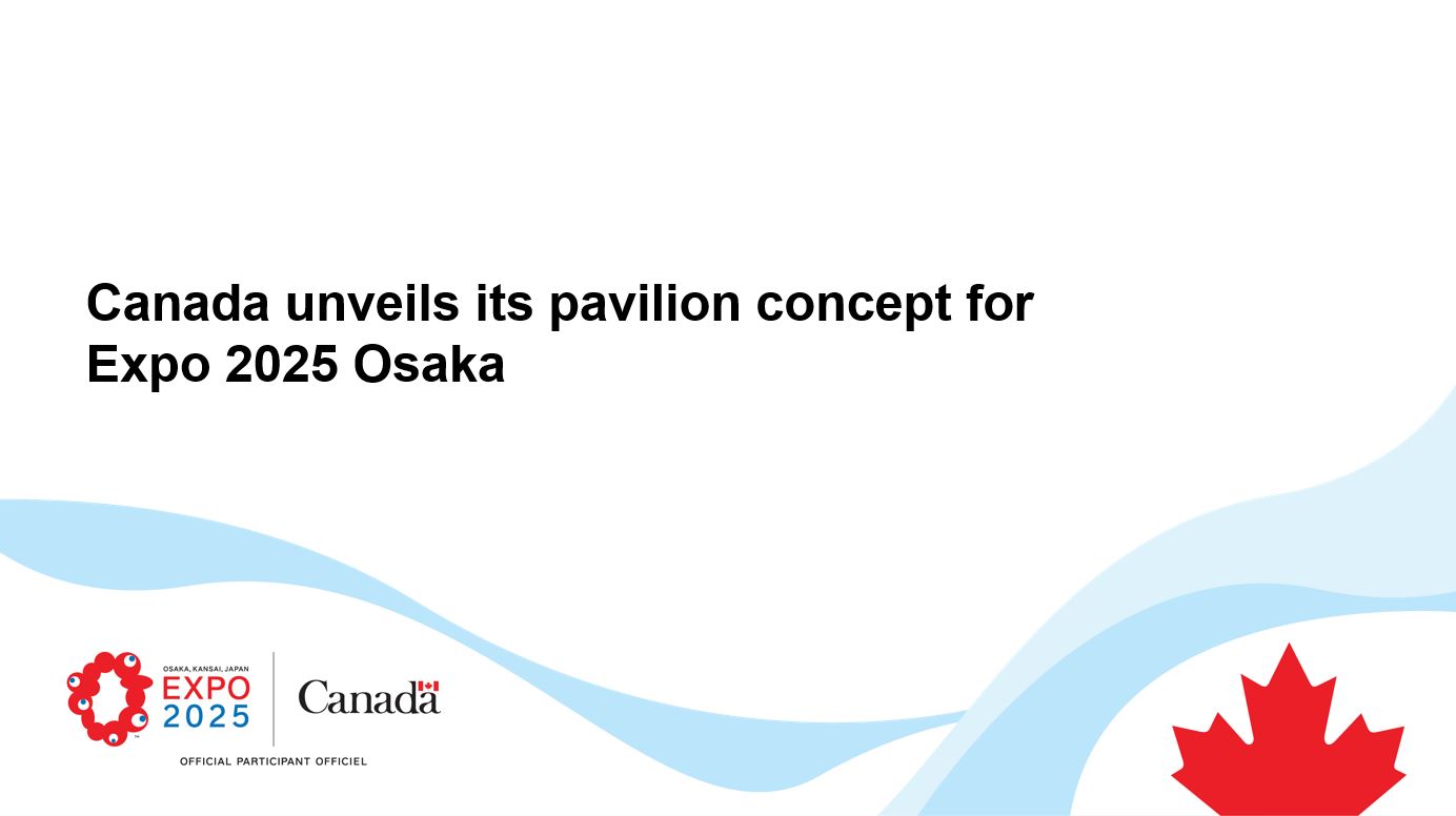 Canada unveils its pavilion concept for Expo 2025 Osaka Canada.ca