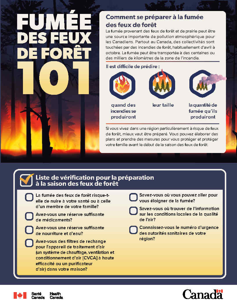 Fumée feux de forêt 101 : Comment se préparer à la fumée des feux de forêt
