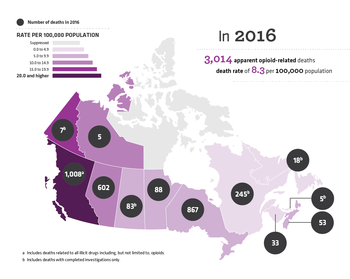 Drug Addiction Statistics Canada