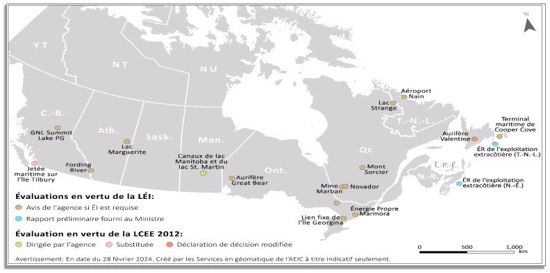 Carte du Canada