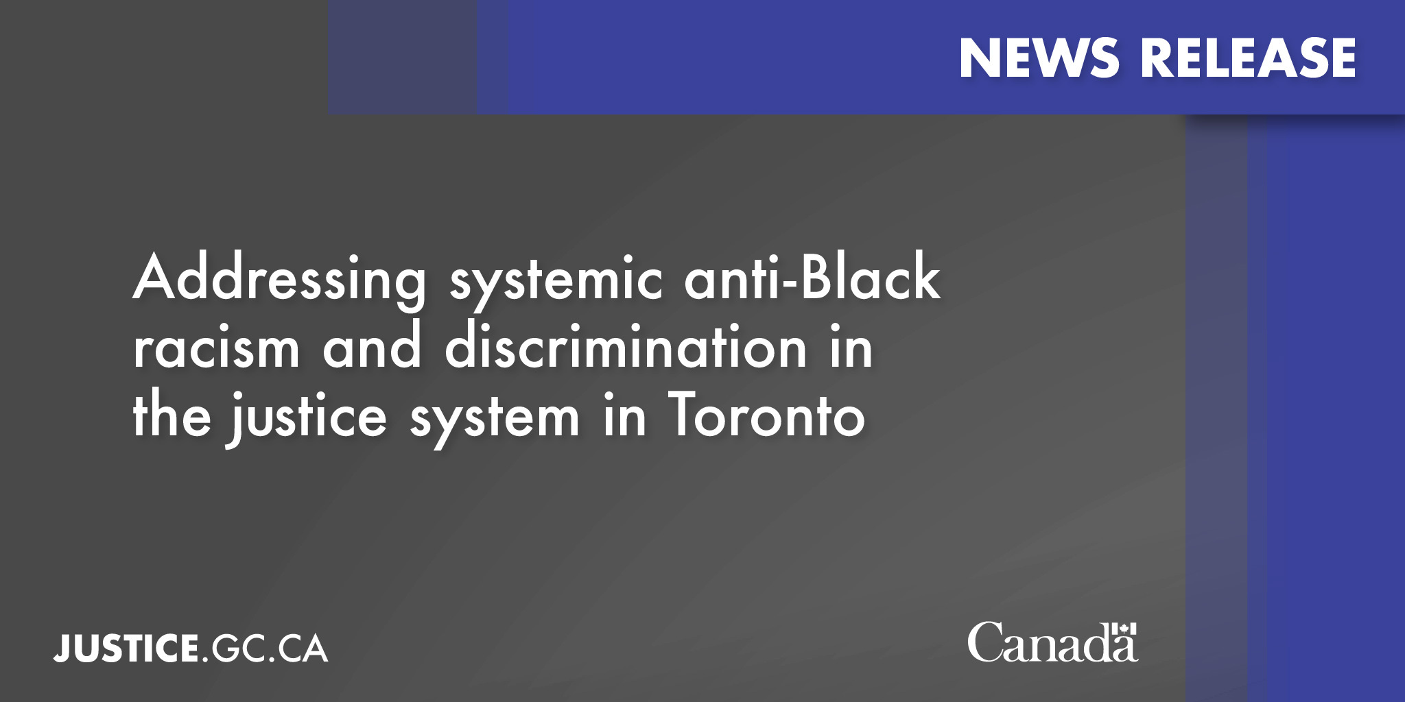 Addressing Systemic Anti-Black Racism And Discrimination In The Justice ...