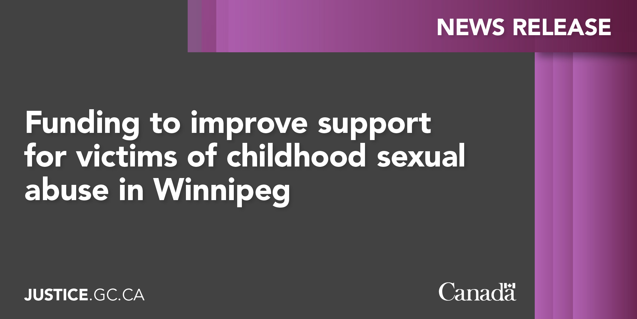 Funding to improve support for victims of childhood sexual abuse in ...