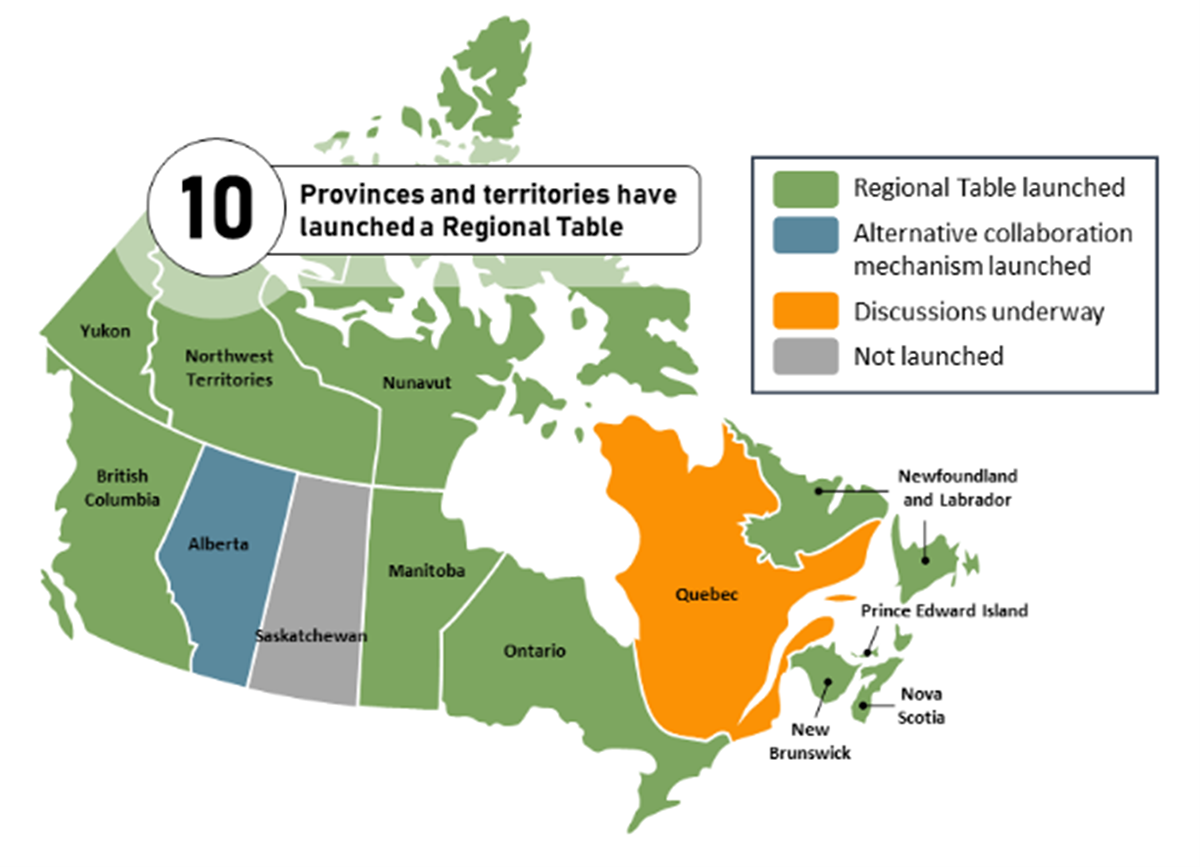 Map of Canada - Clean Growth