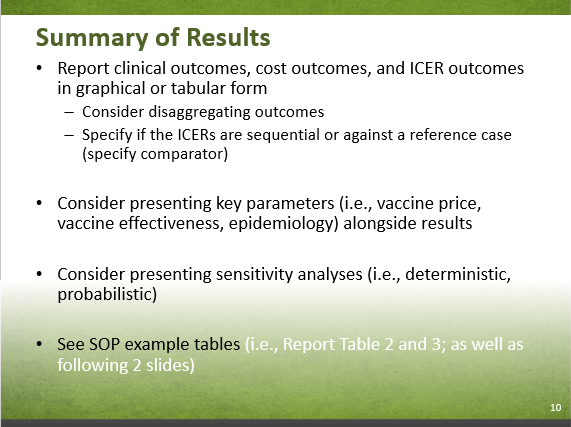 Slide 8-10. Summary of Results. Text description follows.