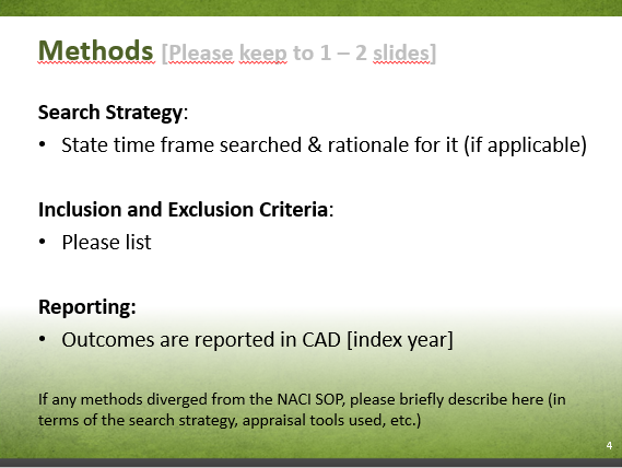 Slide 8-4. Methods [Please keep to 1 - 2 slides]. Text description follows.