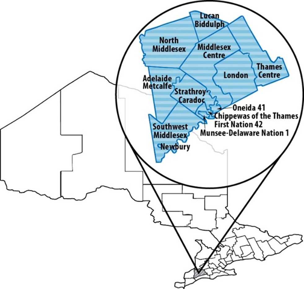 Sentinel site 1: Ontario (Middlesex-London Health Unit)