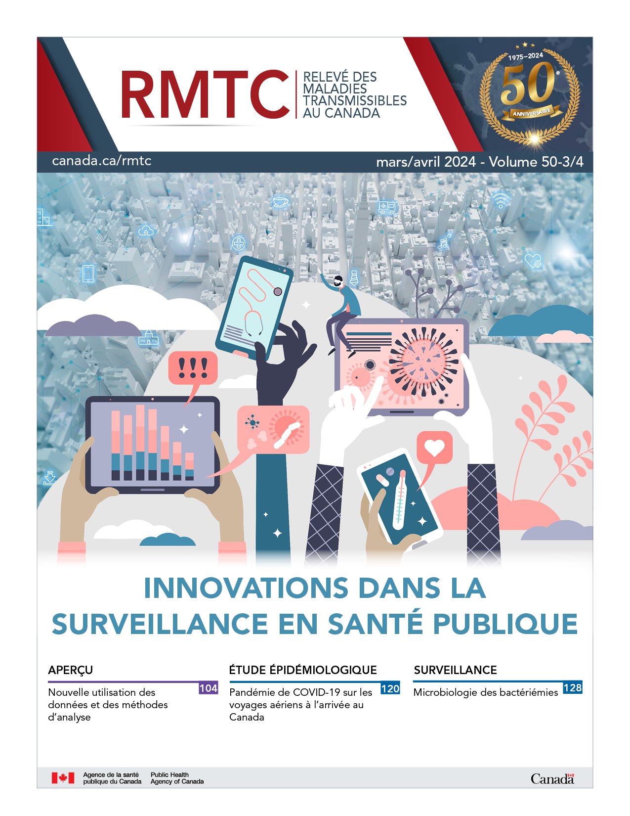 Volume 50-3/4, mars/avril 2024 : Innovations dans la surveillance en santé publique