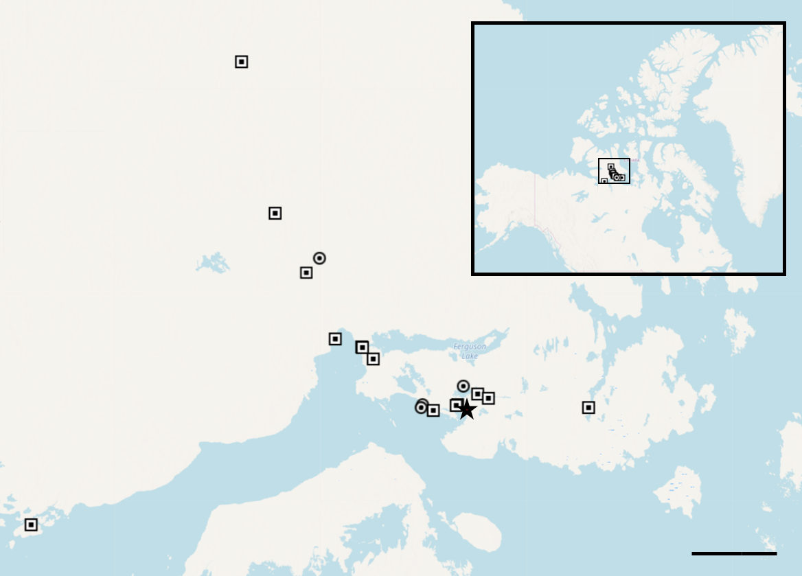 1. Map of Victoria Island in the Canadian Arctic Archipelago showing