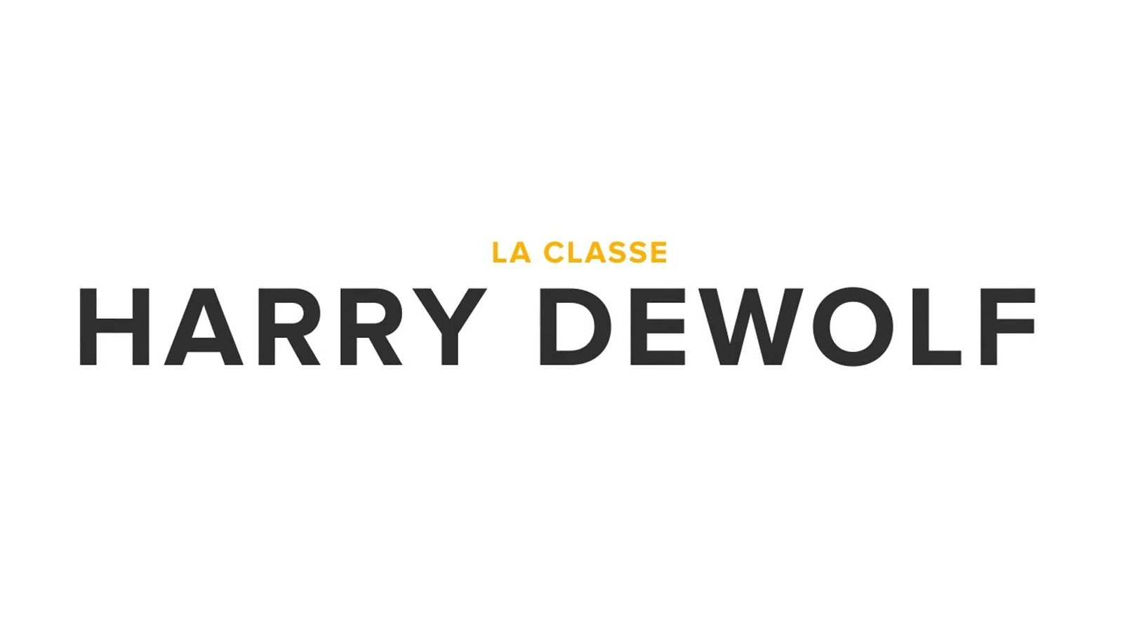 Diapositive - La classe Harry DeWolf
